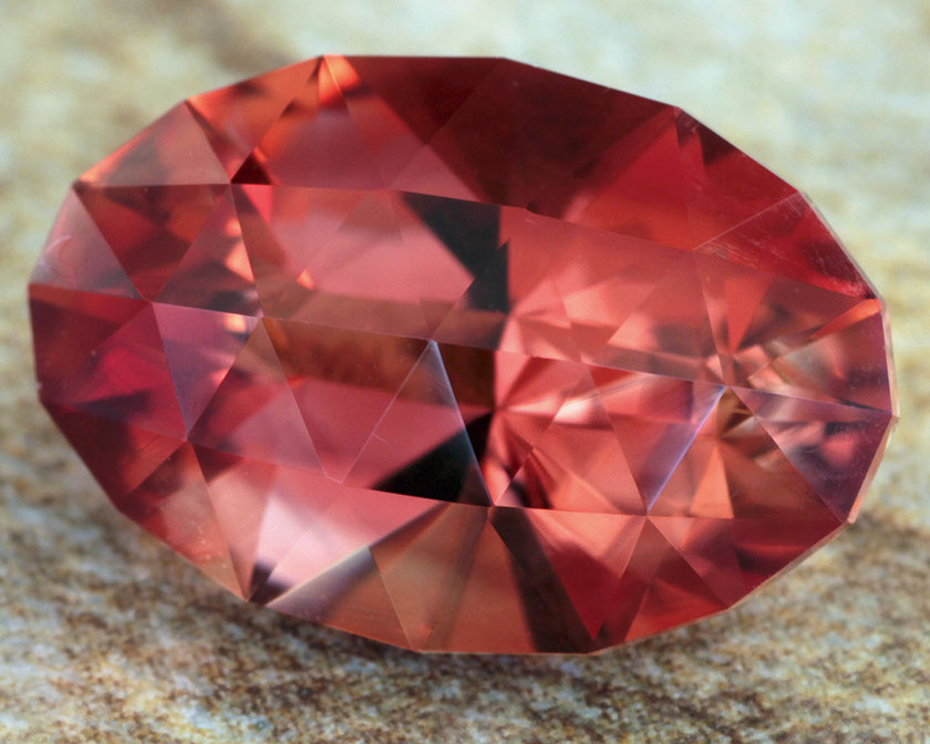 4.24 ct Padparadscha Oregon Sunstone
