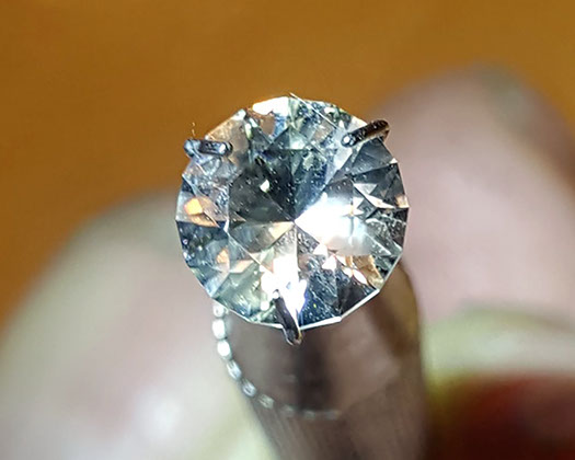 0.82 ct Colorless Oregon Sunstone