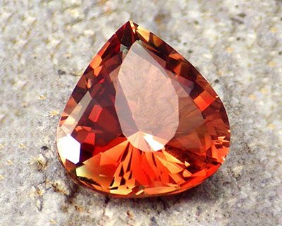 Oregon sunstone – red-orange color