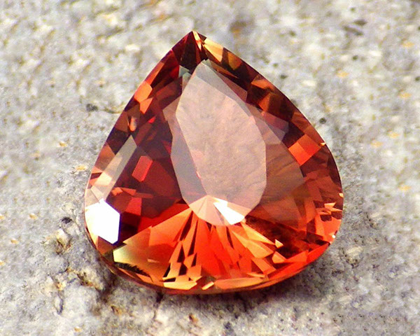 Oregon sunstone – red-orange color