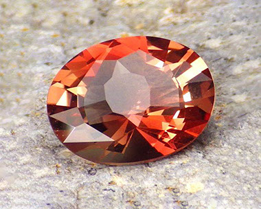 Oregon sunstone – red-orange color