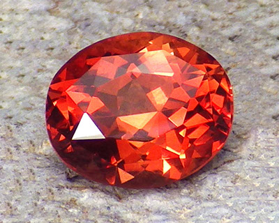 Oregon sunstone – red-orange color