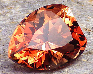 Oregon sunstone – red-orange color