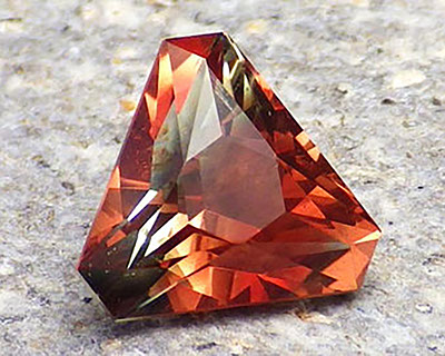 Oregon sunstone – orange-red color