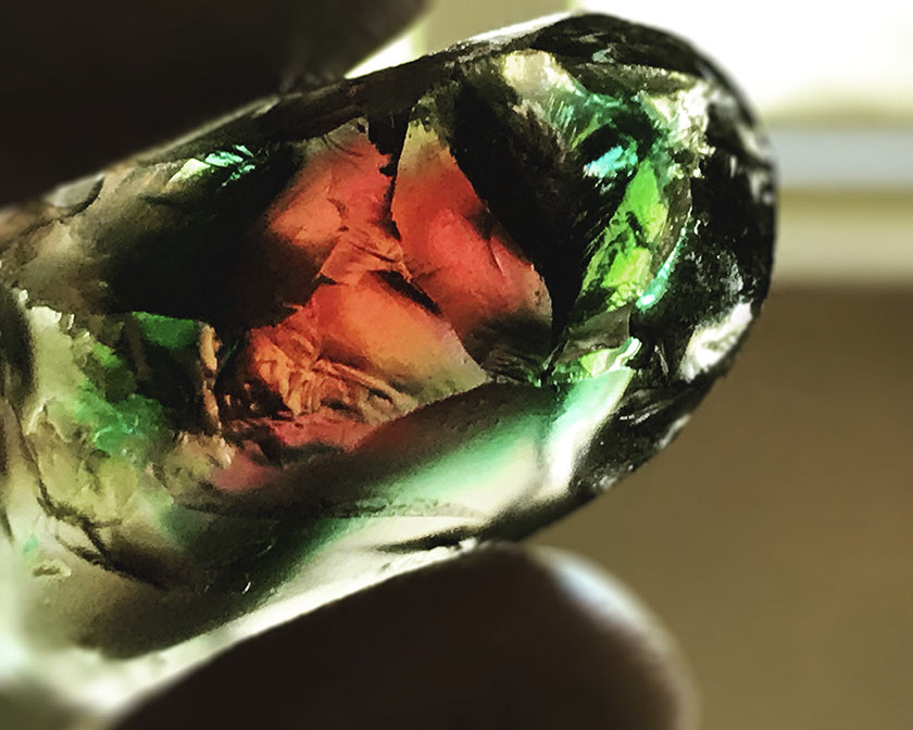 Oregon sunstone – watermelon color