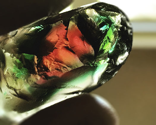 Oregon sunstone – watermelon color