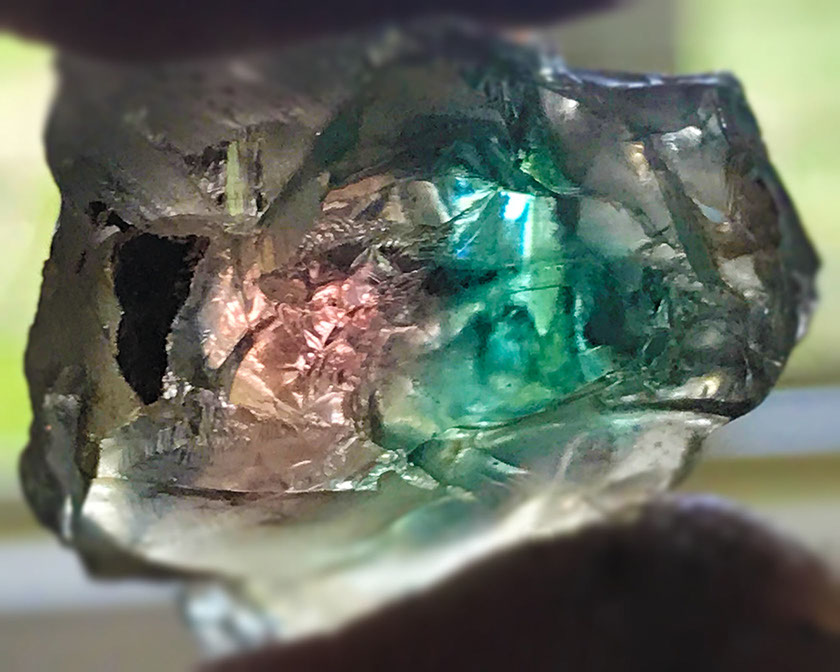 Oregon sunstone - bi-color