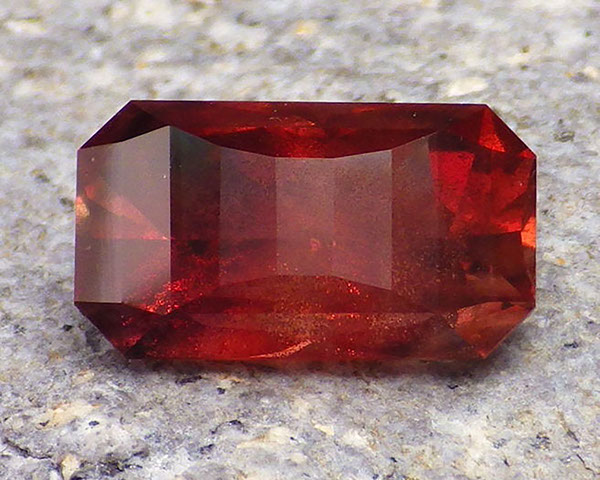Oregon sunstone – cherry red color with copper schiller