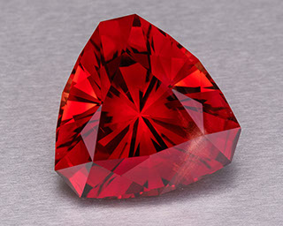 Oregon sunstone – neon red color