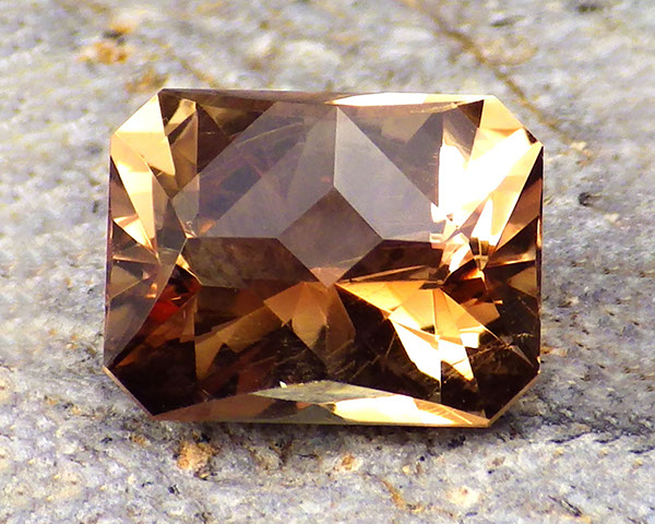 Oregon sunstone - cinnamon-walnut color