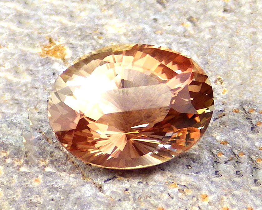 Oregon sunstone - peach color