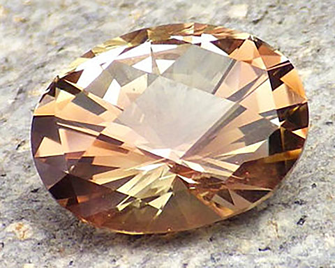 Oregon sunstone - peach-pink color