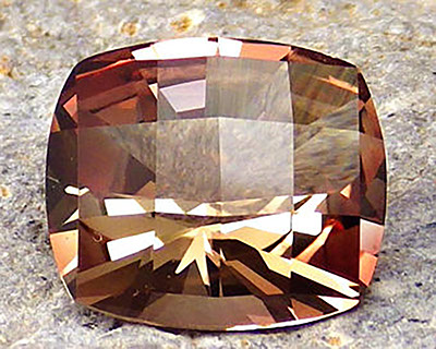 Oregon sunstone – copper red-peach-pink color