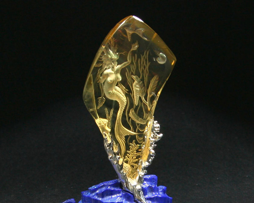 Oregon Sunstone – Mermaid, 150 Ct